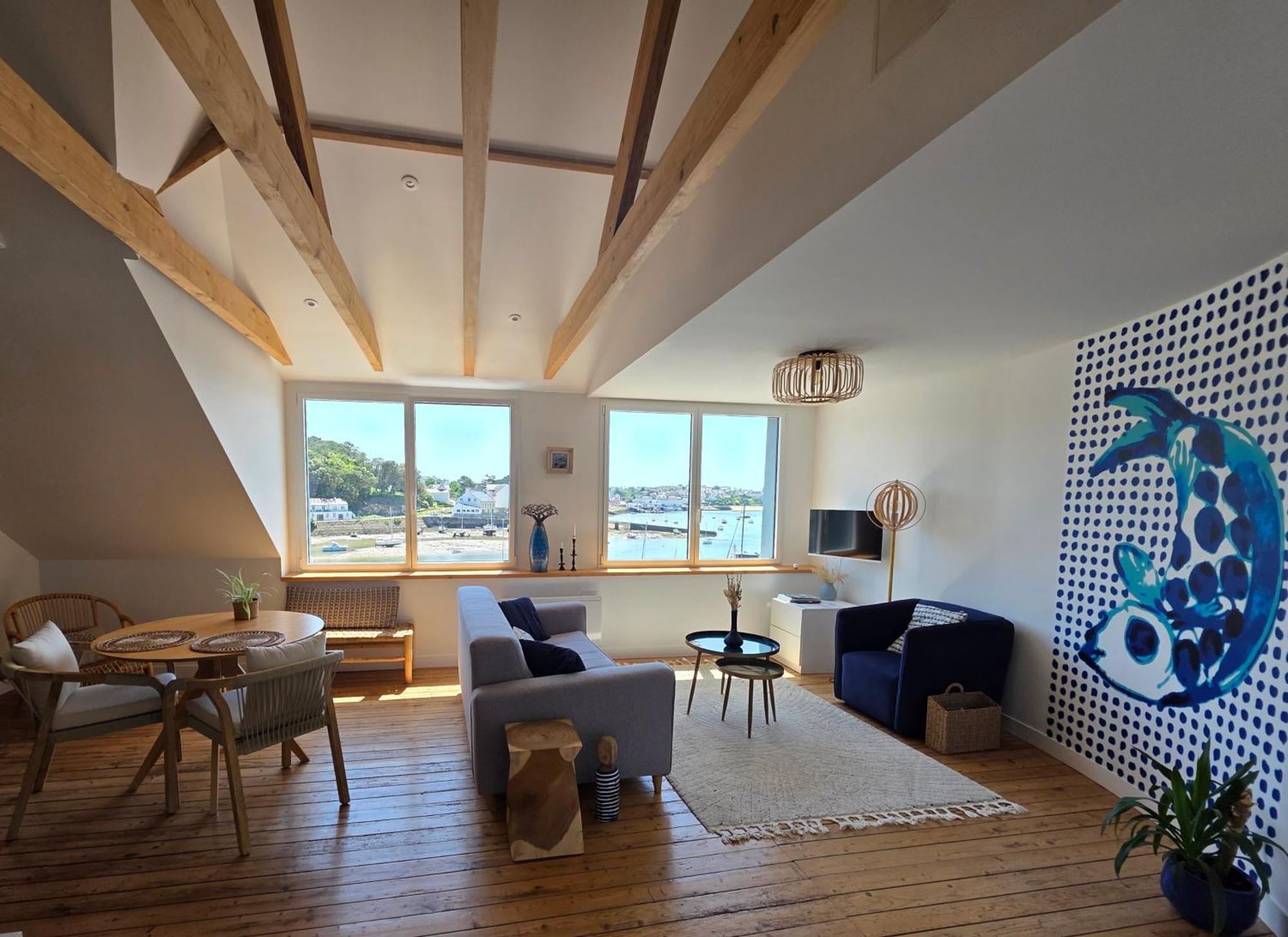 Anatoline Audierne Appart'Hotel Vue Mer - Sea & Harbor Stay Eksteriør bilde